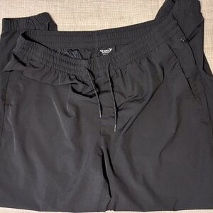 Black Drawstring Joggers - Large